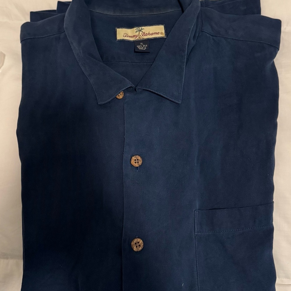Vintage Tommy Bahama Deep Blue Casual Shirt